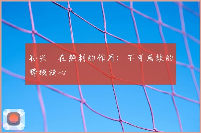 孙兴慜在热刺的作用：不可或缺的锋线核心